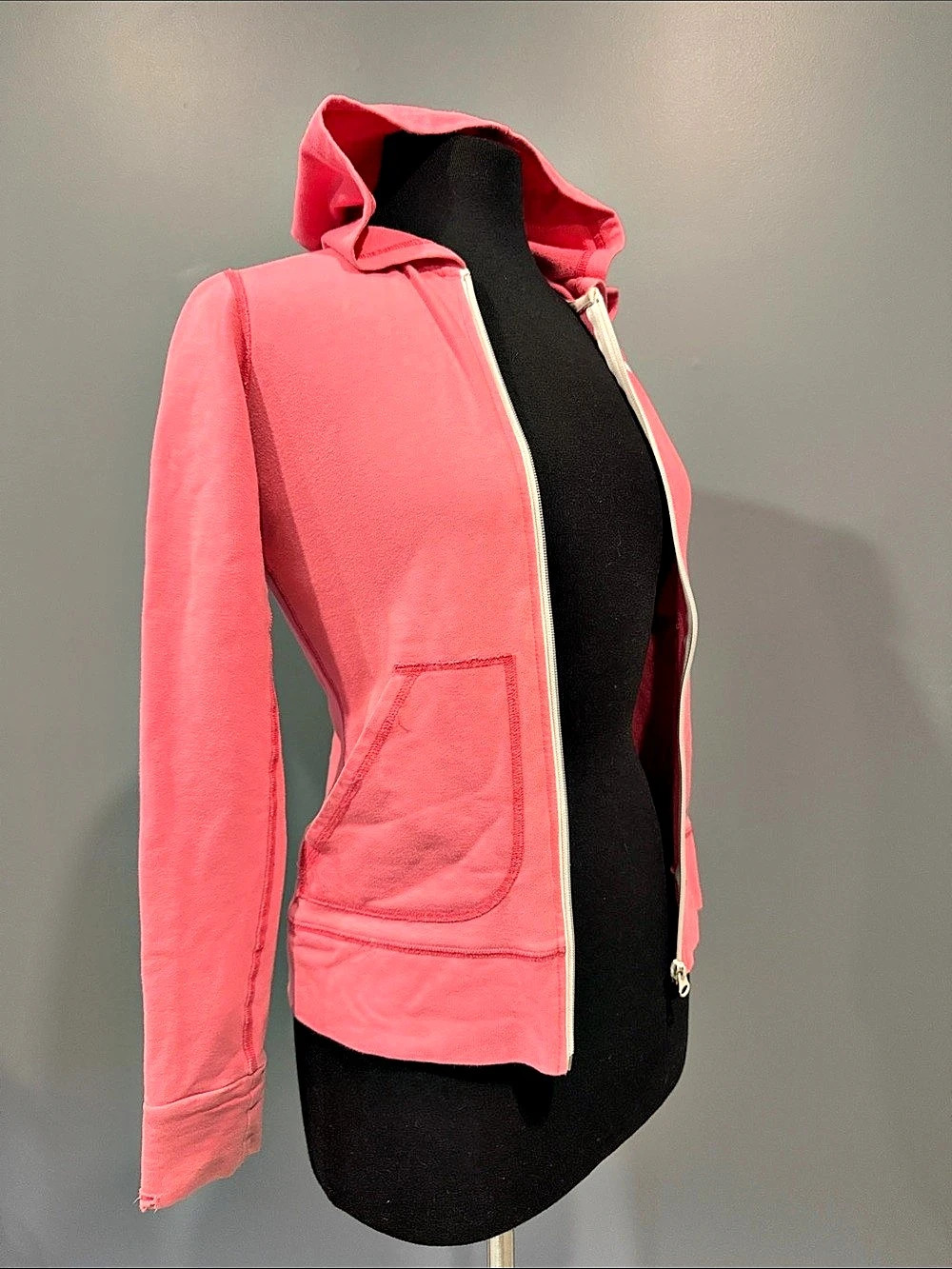 PINK Zip-Up Hooded Jacket in